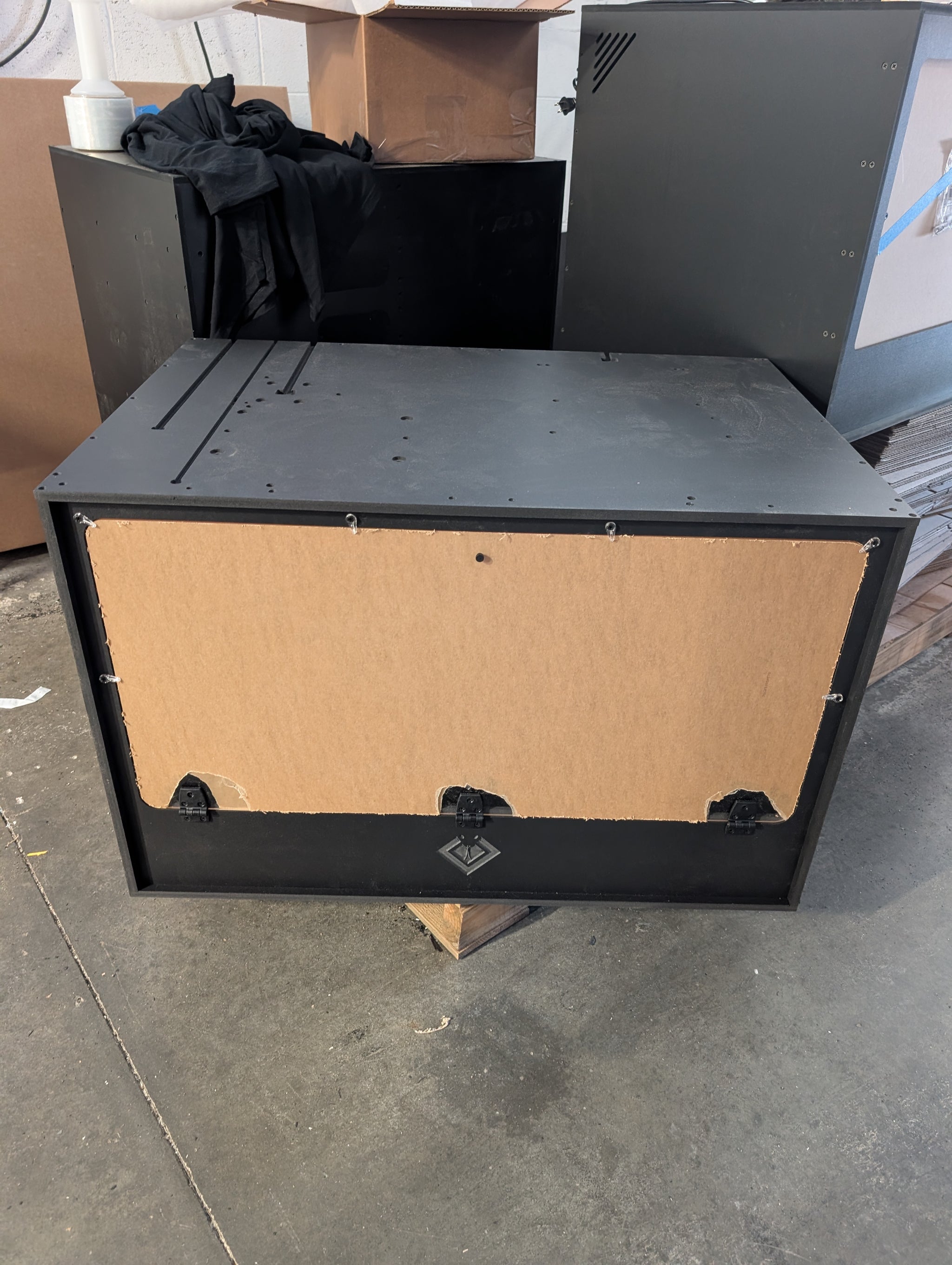 a24kページ‼️ブラック3段BOX BLACK XA3 36x24x24 - Single Drop Window - Routing listed in desc