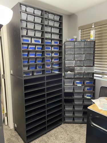 Quality Reptile Hatchling PVC Rack BlackBox Reptile Racks